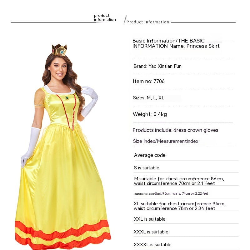 Halloween Costume Princess Dress Party Stage Wear