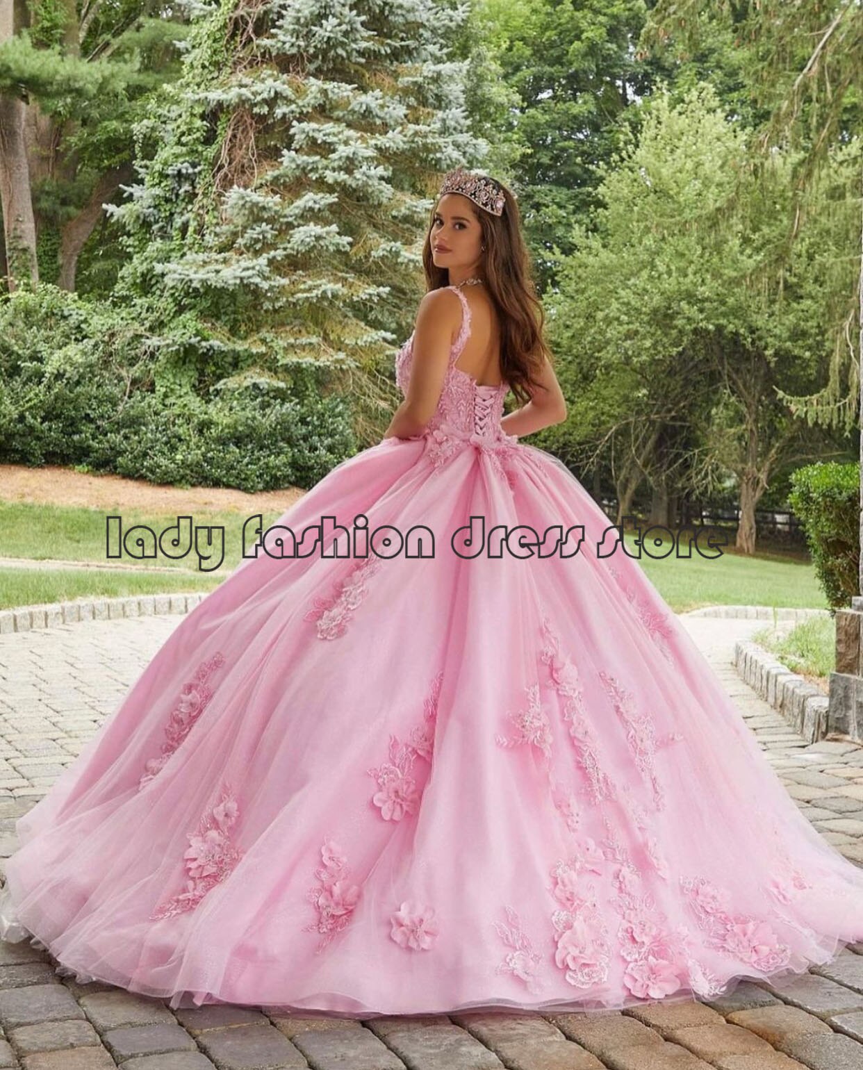 Pink Ball Gown Quinceanera Dresses