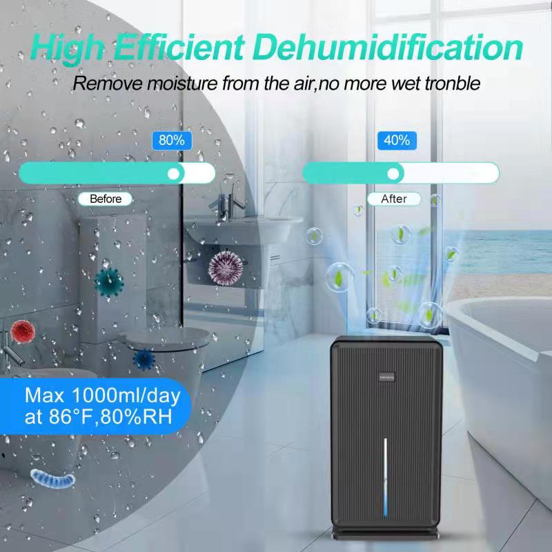 3L Large Capacity Dehumidifier and Air Purifier