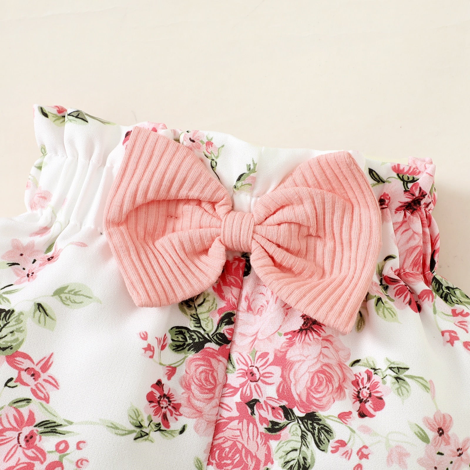 3Pcs Ruffle Romper Tops for Newborn Baby Girl Clothes