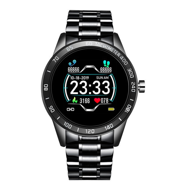 New Smart Watch Men LED Screen Heart Rate Monitor