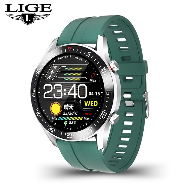Fashion Full circle touch screen Men's Smart Watches Waterproof Sports Fitness Watch Luxury Smart Watch for men