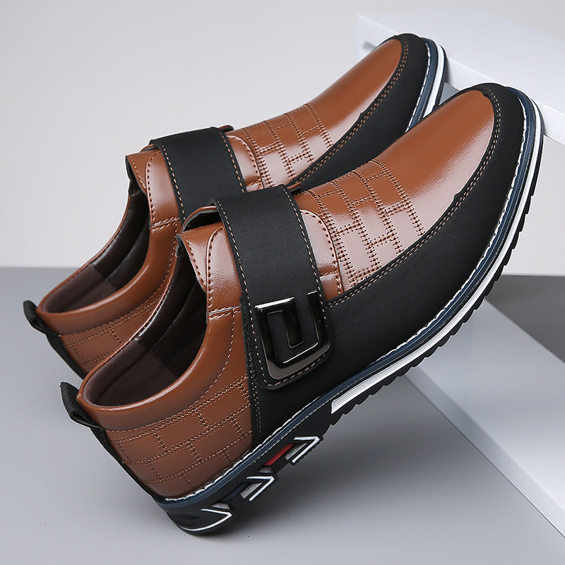 Oversized Men's Shoes Leather Shoes Youth Shoes Soft Bottom - Chilazexpress Ltd