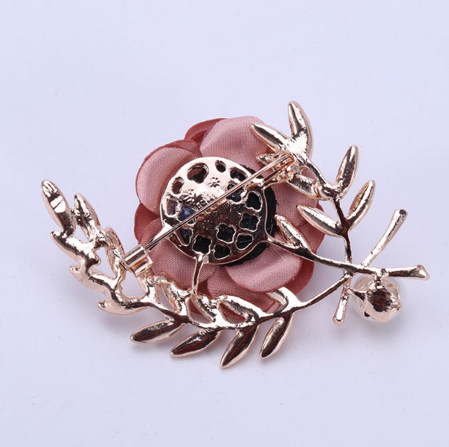 Fabric Flower Lady Temperamental Pin Sweater Coat Cardigan Women's Corsage Clothing Accessories - Chilazexpress Ltd