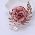 Fabric Flower Lady Temperamental Pin Sweater Coat Cardigan Women's Corsage Clothing Accessories - Chilazexpress Ltd