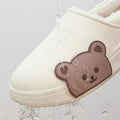 Bear Fluffy Slippers Winter House Shoes For Women - Chilazexpress Ltd