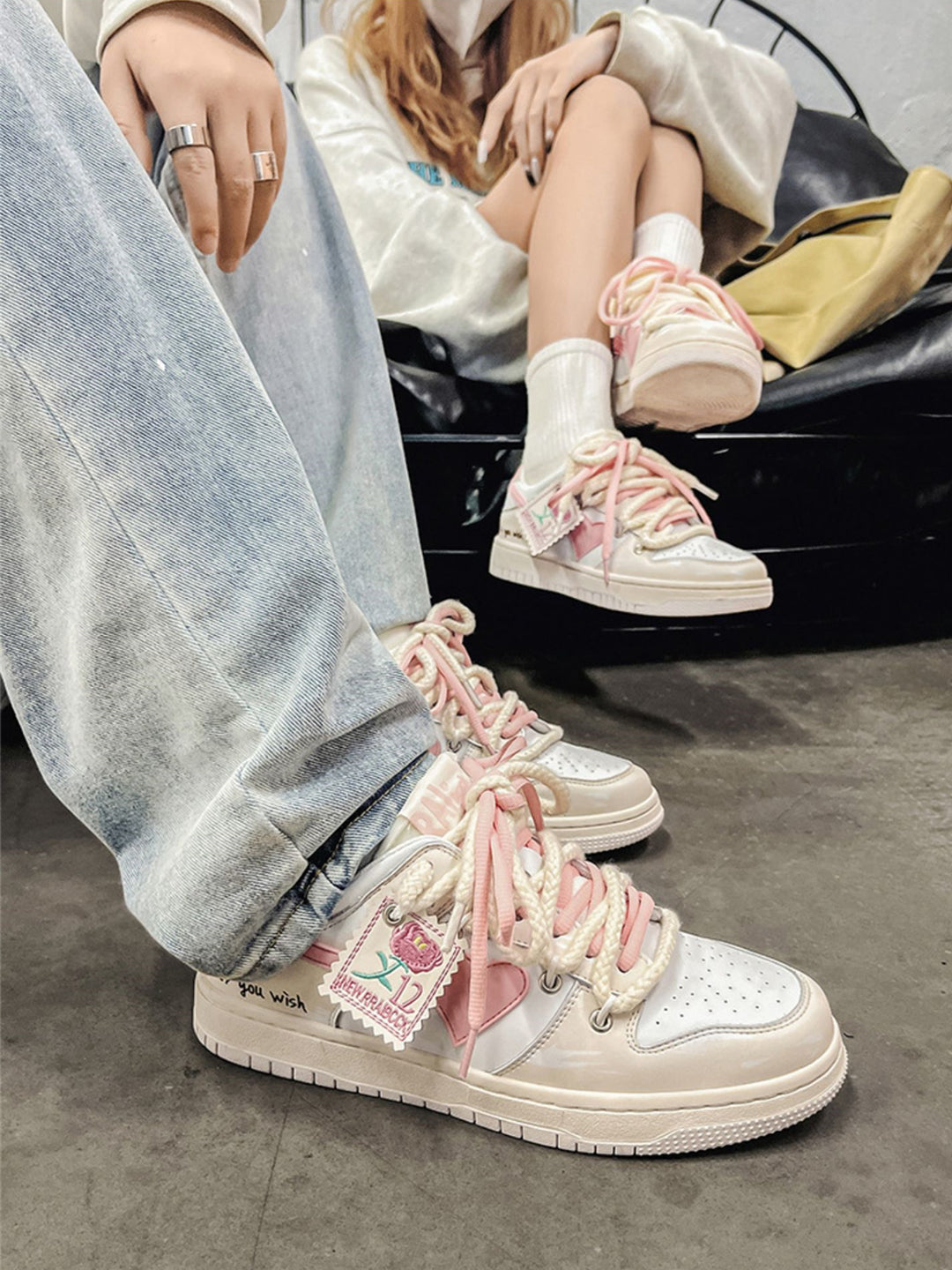 Rose Stamp Love Shoes For Women - Chilazexpress Ltd