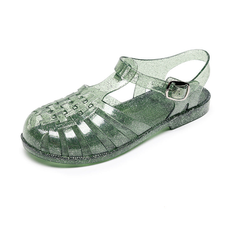 Crystal Gel Shoes Hollow Sandals For Women - Chilazexpress Ltd