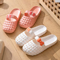 Baotou Slippers With Bow Braid Design Fashion Summer Beach Shoes Cute Dormitory Home Slippers For Women Students - Chilazexpress Ltd