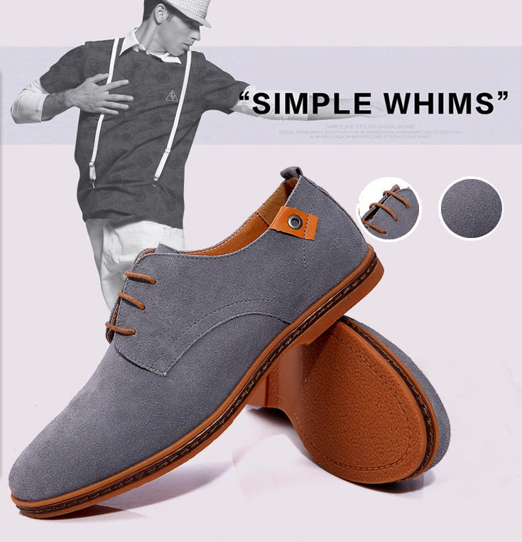 Men's shoes, men's shoes, casual leather shoes. - Chilazexpress Ltd