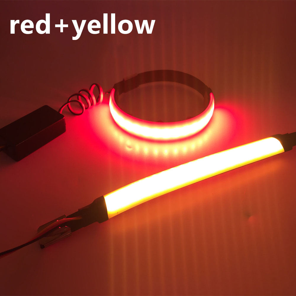 Two-color motorcycle modified turn signal front shock absorber LED ring turn signal modified LED turn light ring