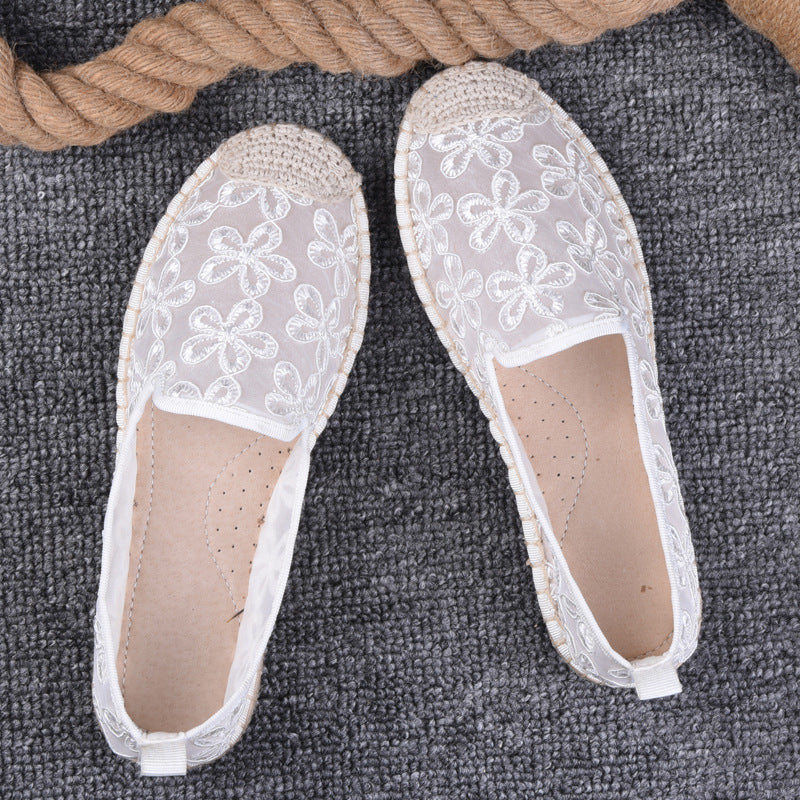 Thin Pumps Linen Fisherman Shoes For Women - Chilazexpress Ltd