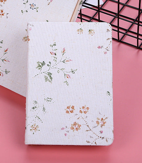 Fabric notebook and notebook
