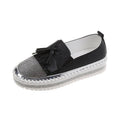 Shallow Leather Rhinestone Platform Shoes For Women - Chilazexpress Ltd