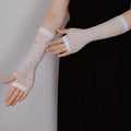 Fishing Net Hot Drill Finger Lace Gloves Clothing Accessories - Chilazexpress Ltd