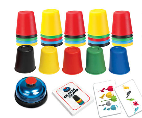2-6 Players Family Board Game Speed Cups Stacking Game Card Games Funny Party Challenge Quick Cups Indoor Game For Kids Gift - Chilazexpress Ltd
