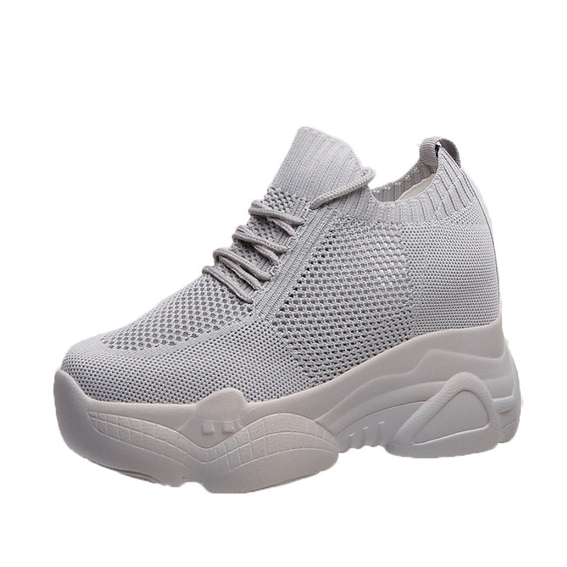 Heighten small white shoes for women - Chilazexpress Ltd