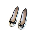 Polka-Dot Bowtie Flat Shoes For Women - Chilazexpress Ltd