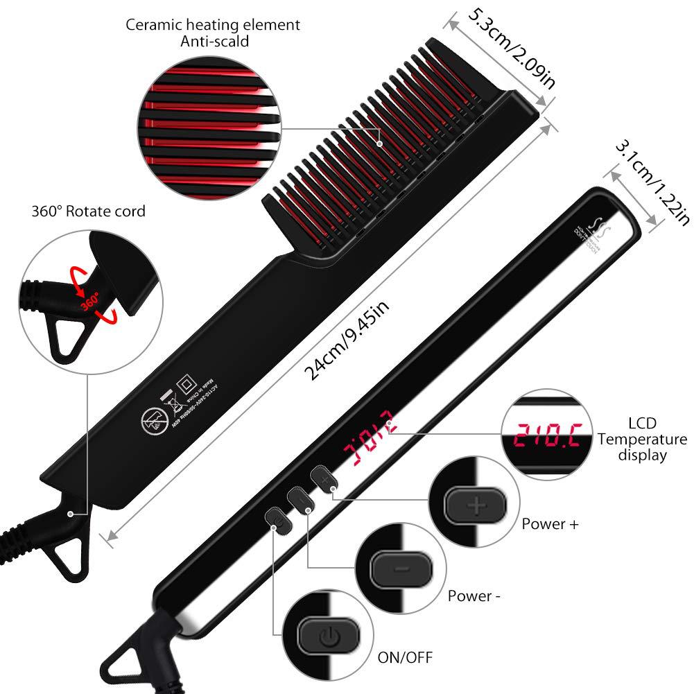 Ladies Straight Hair Comb Men's Multifunctional Hairstyle Comb Personal Care Men's Beard Styling Comb - Chilazexpress Ltd