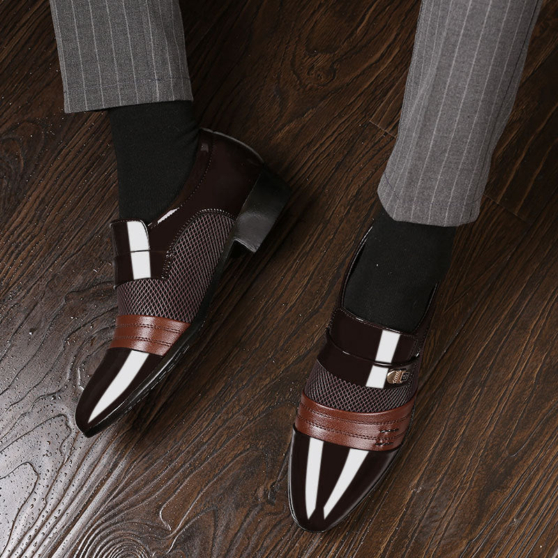 Men's shoes leather shoes men's casual shoes - Chilazexpress Ltd