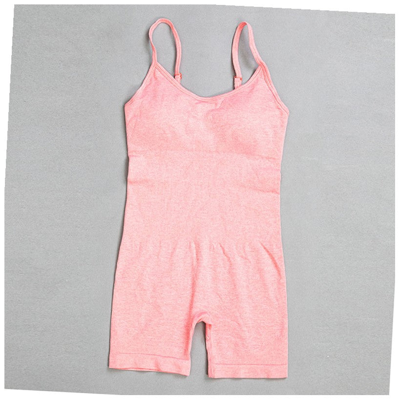 One-piece Seamless Yoga wear Ladies Fitness Wear Sportswear Sports Bra Jumpsuit Sports Shorts Suit - Chilazexpress Ltd