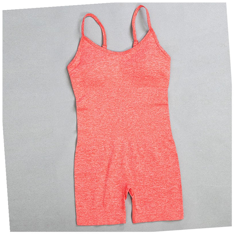 One-piece Seamless Yoga wear Ladies Fitness Wear Sportswear Sports Bra Jumpsuit Sports Shorts Suit - Chilazexpress Ltd