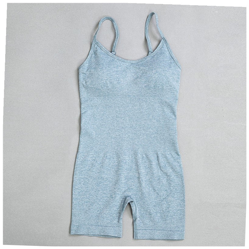 One-piece Seamless Yoga wear Ladies Fitness Wear Sportswear Sports Bra Jumpsuit Sports Shorts Suit - Chilazexpress Ltd
