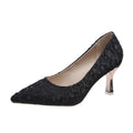 Black Professional Stiletto Heel Shoes For Women - Chilazexpress Ltd