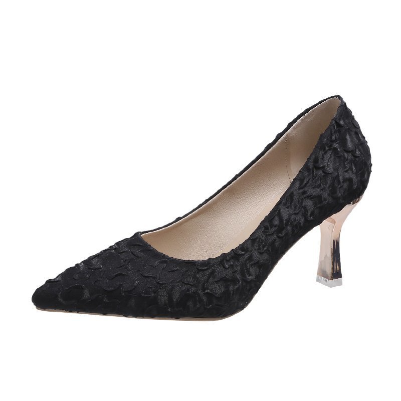 Black Professional Stiletto Heel Shoes For Women - Chilazexpress Ltd