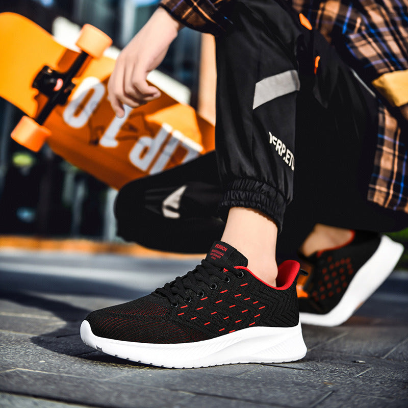 Sports Flying Woven Cold Sticky Ultralight Casual Running Shoes - Chilazexpress Ltd