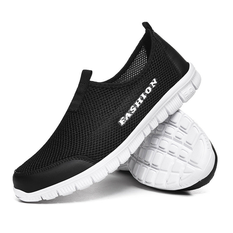 Net Shoes Men'S Shoes Breathable Shoes Single Shoes Mesh Shoes Men'S Sports Casual Shoes Korean Couple Large Size Sneakers - Chilazexpress Ltd