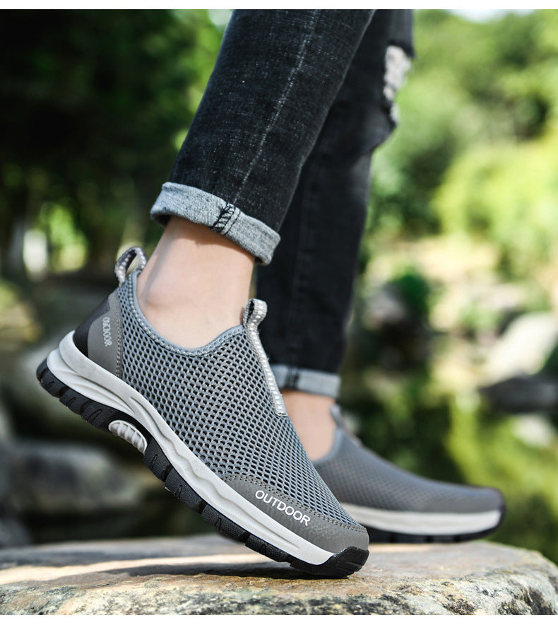 Breathable Hollow Fashion Slip-on Lazy Shoes - Chilazexpress Ltd