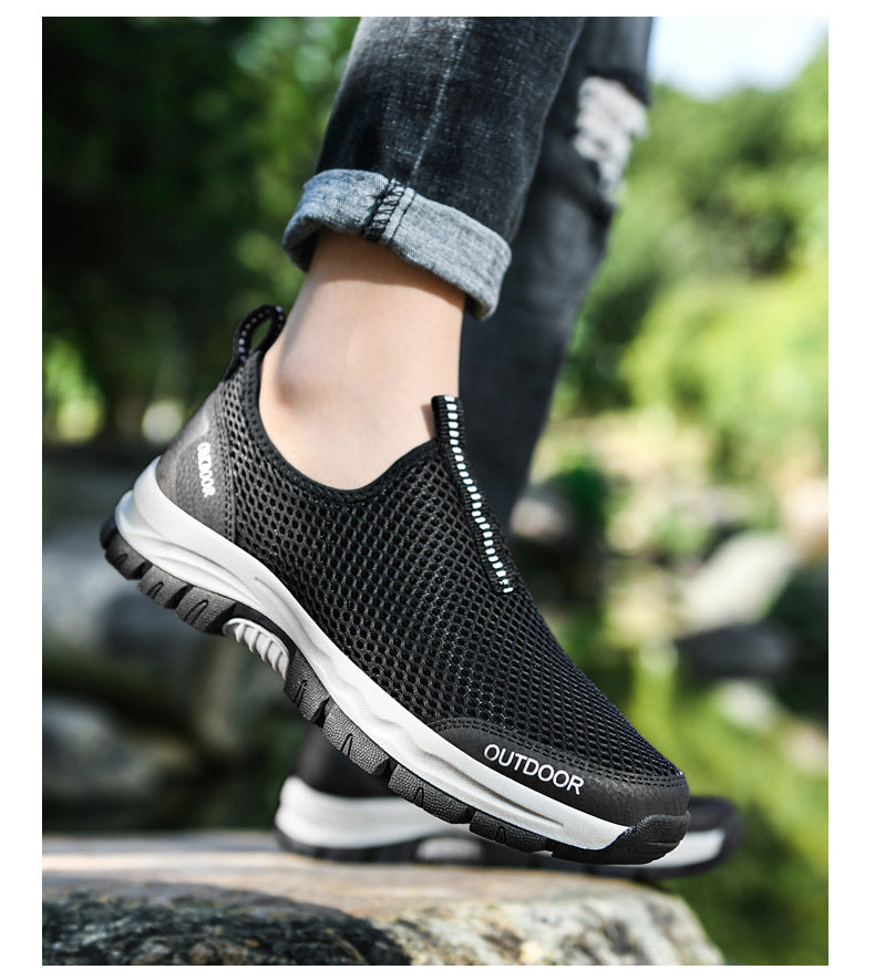 Breathable Hollow Fashion Slip-on Lazy Shoes - Chilazexpress Ltd