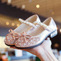 Leather Shoes Soft Sole Aisha Princess Shoes Children Crystal Shoes Flashing Baby Shoes - Chilazexpress Ltd