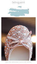 Leather Shoes Soft Sole Aisha Princess Shoes Children Crystal Shoes Flashing Baby Shoes - Chilazexpress Ltd
