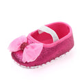 Newborn Princess Shoes Baby Shoes Soft Soled Baby Shoes Bow Princess Shoes Single Shoes - Chilazexpress Ltd