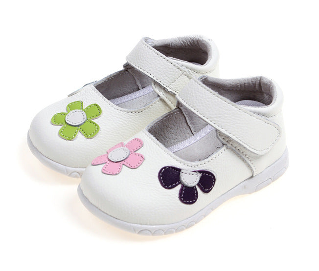 Leather Shoes Korean Princess Shoes Single Shoes Cowhide Children'S Shoes Baby Shoes - Chilazexpress Ltd