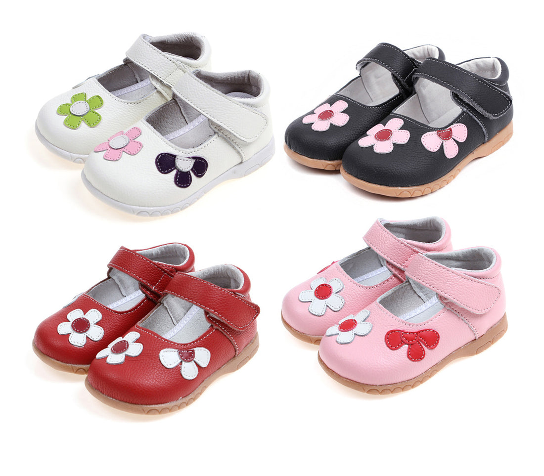 Leather Shoes Korean Princess Shoes Single Shoes Cowhide Children'S Shoes Baby Shoes - Chilazexpress Ltd