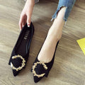 Shallow Mouth Tip Flats For Women Soft Lazy A Pedal Shoes Flat Shoes Women Shoes Woman - Chilazexpress Ltd