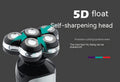 Washed LCD Digital Display New Rechargeable Floating Shaver - Chilazexpress Ltd
