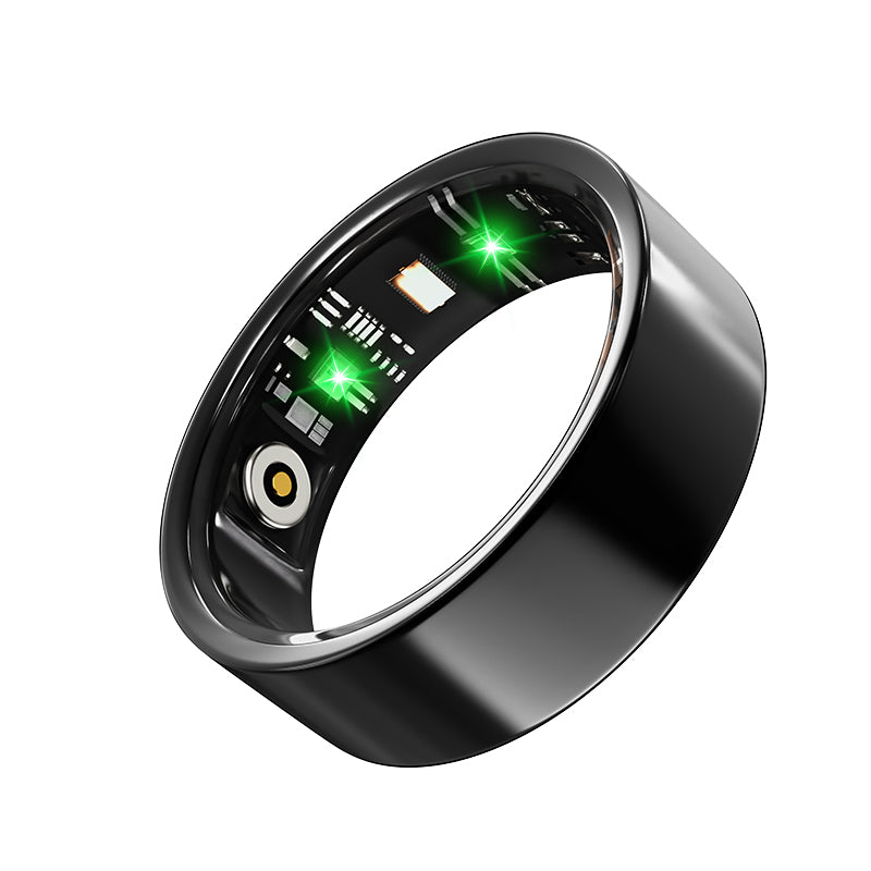 Smart Ring Health Tracker - Fitness Sleep Heart Rate Blood Oxygen Tracker Smart Ring For Men And Women,IP68 Waterproof Level Bluetooth Fitness Tracker Rings Family Care - Chilazexpress Ltd