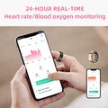 Smart Ring Health Tracker - Fitness Sleep Heart Rate Blood Oxygen Tracker Smart Ring For Men And Women,IP68 Waterproof Level Bluetooth Fitness Tracker Rings Family Care - Chilazexpress Ltd
