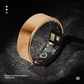 Smart Ring Health Tracker - Fitness Sleep Heart Rate Blood Oxygen Tracker Smart Ring For Men And Women,IP68 Waterproof Level Bluetooth Fitness Tracker Rings Family Care - Chilazexpress Ltd