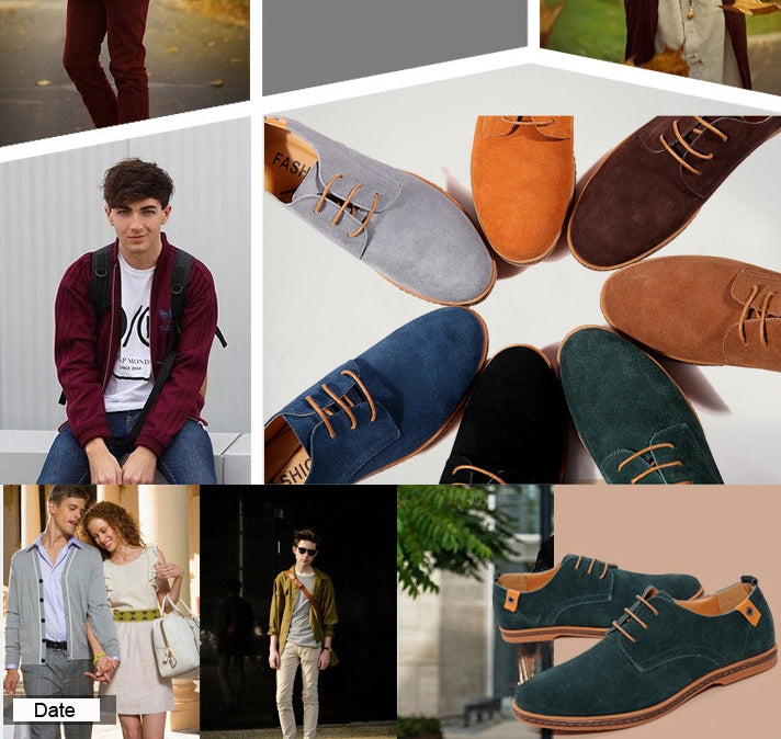 Men's shoes, men's shoes, casual leather shoes. - Chilazexpress Ltd