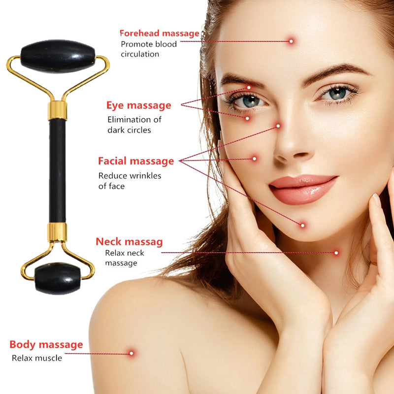 Beauty Face Care Massage Jade Device - Chilazexpress Ltd
