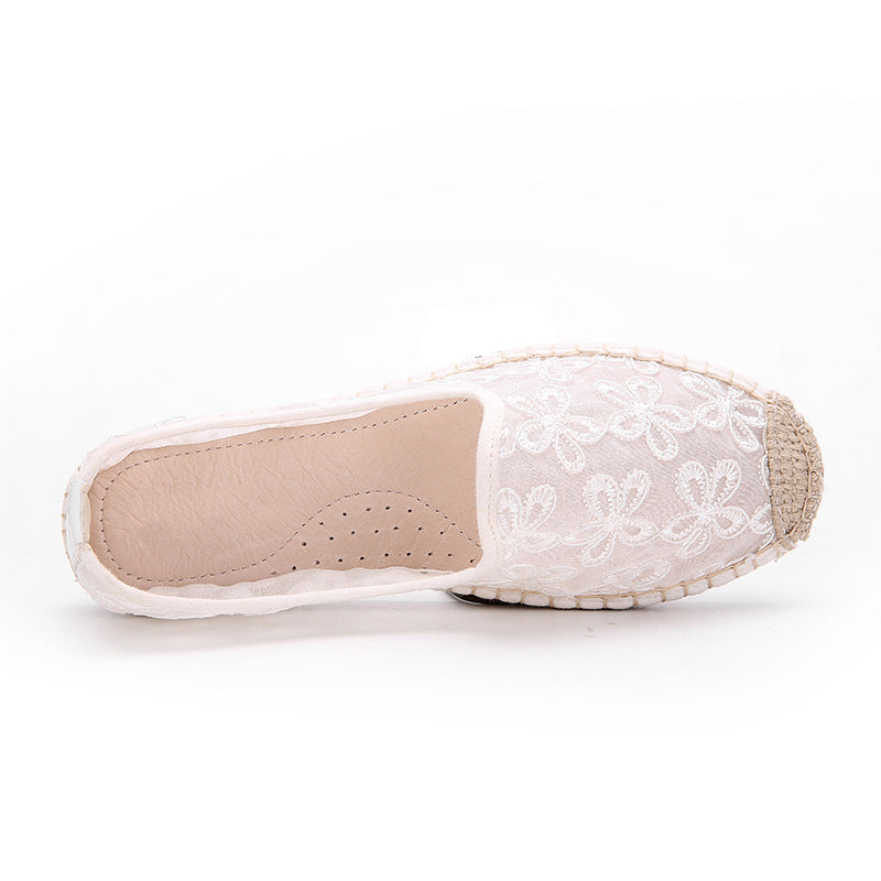 Thin Pumps Linen Fisherman Shoes For Women - Chilazexpress Ltd