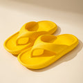 Solid Color Striped Texture Flip-Flops Slippers For Women Men Non-slip Wear-resistant House Shoes Summer Outdoor Beach Shoes Couple - Chilazexpress Ltd