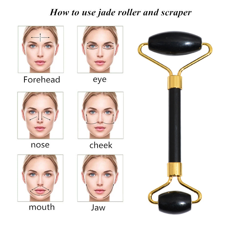 Beauty Face Care Massage Jade Device - Chilazexpress Ltd