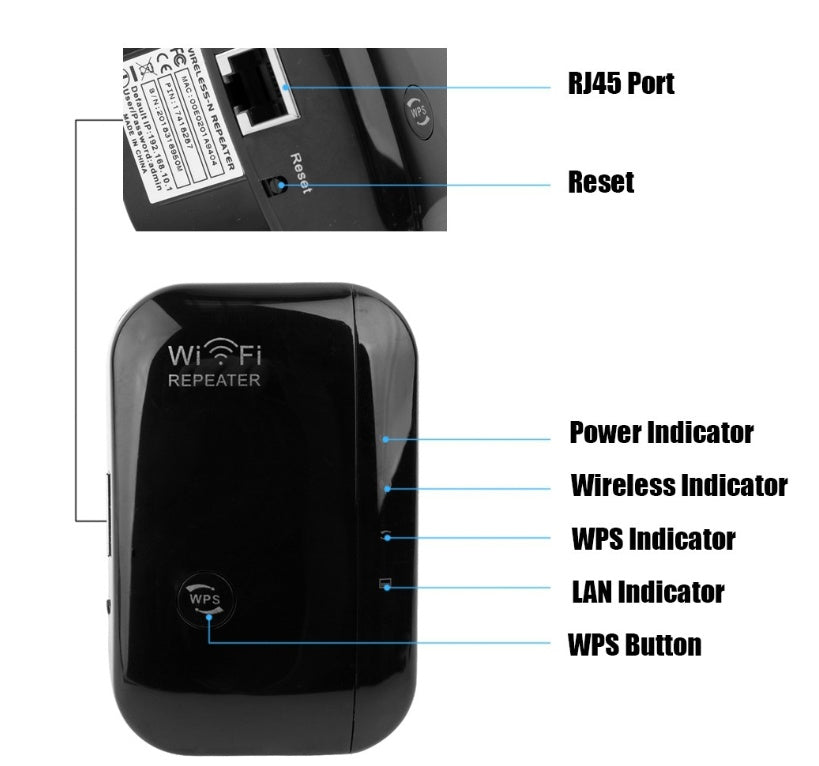 Wifi Repeater Wifi Signal Amplifier - Chilazexpress Ltd