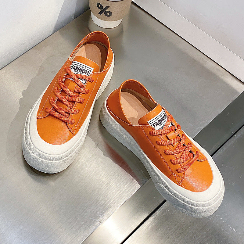 Thick-soled Flats Shoes Women Fashion Casual Soft Cozy Shoes For Students - Chilazexpress Ltd